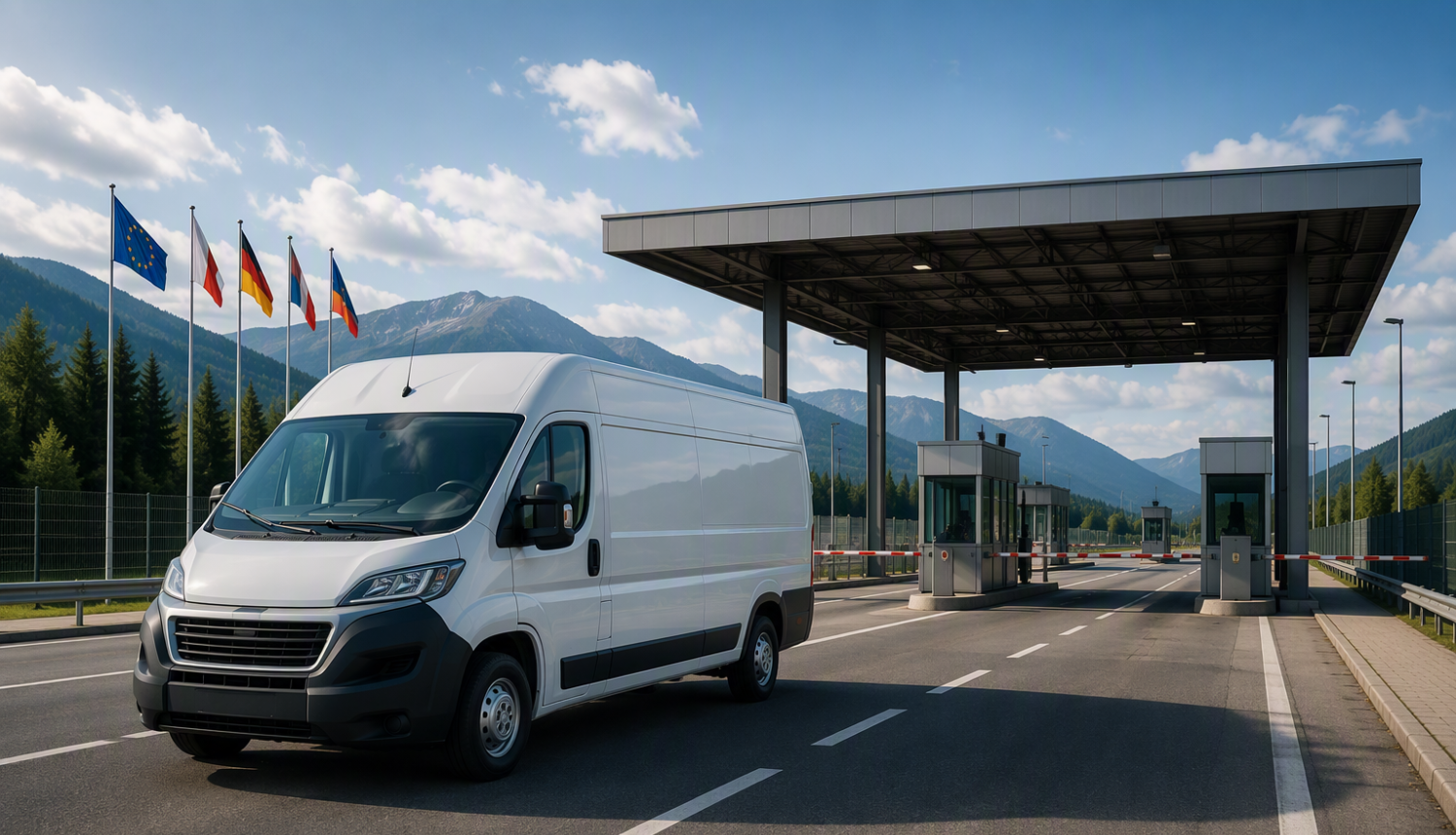Mikroautobuss šķērsojis valsts robežu