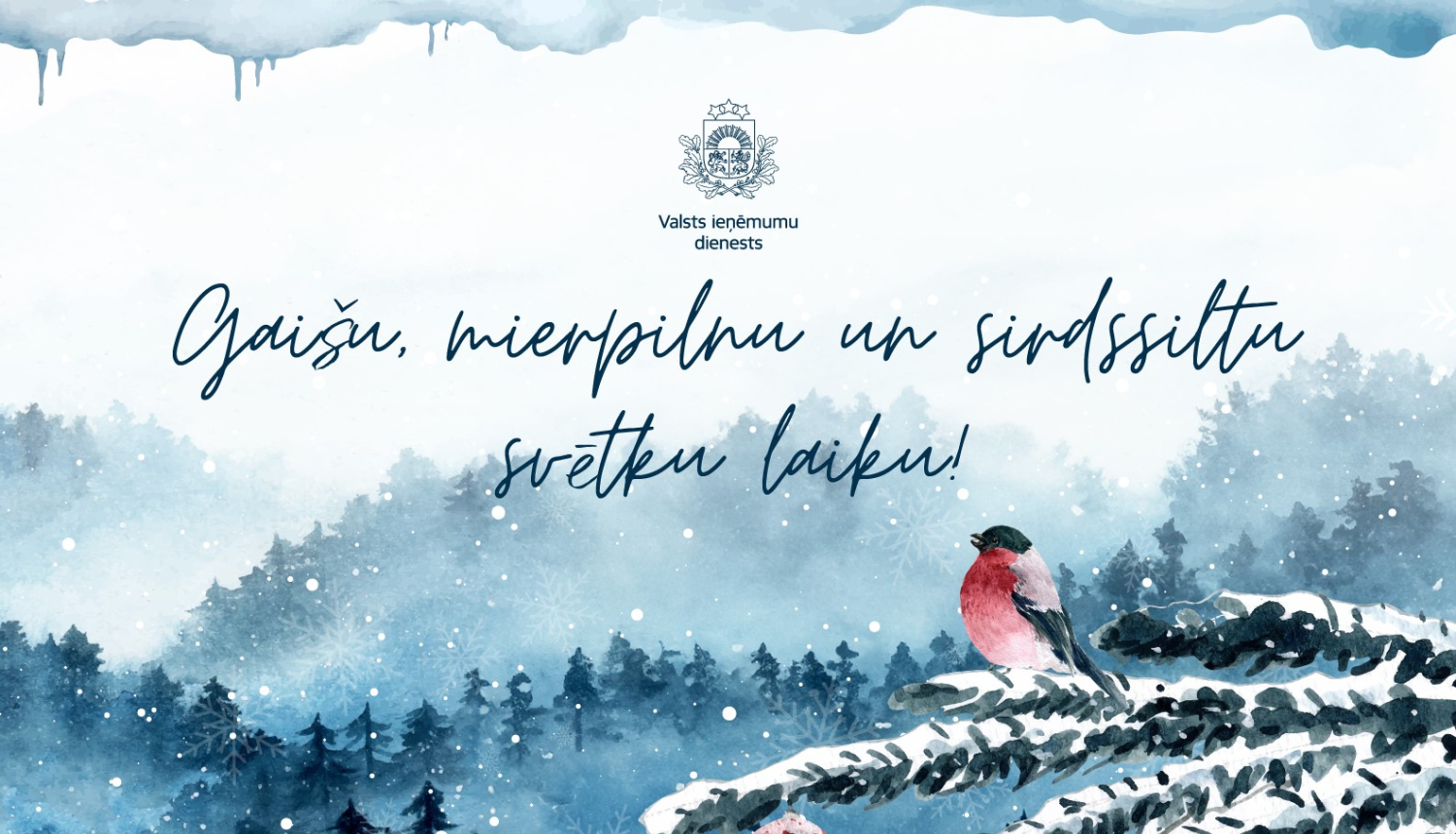 Gaišu, mierpilnu un sirdssiltu svētku laiku!