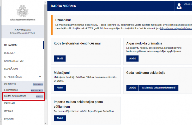 Darba virsma