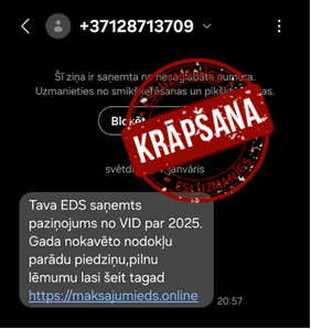 Informatīvs attēls: krāpšana