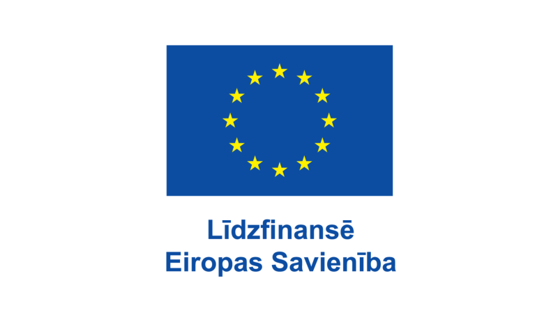Projekta logo "Līdzfinsē Eiropas savienība"