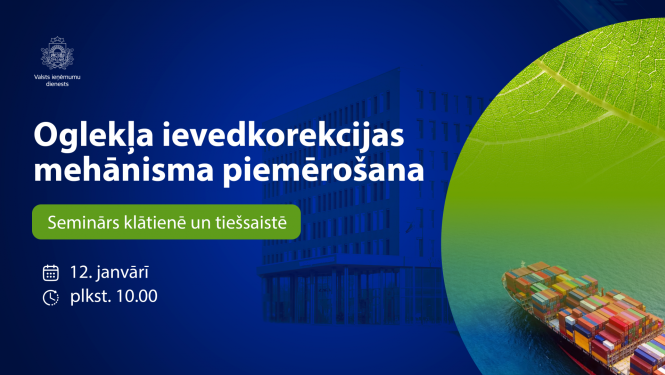 Informatīvs attēls par semināru