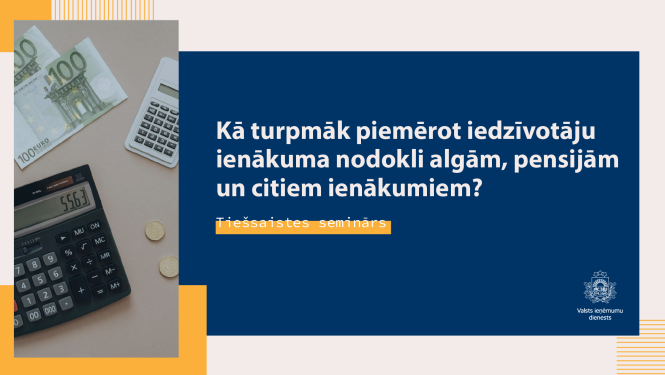 Informatīvs attēls par semināru