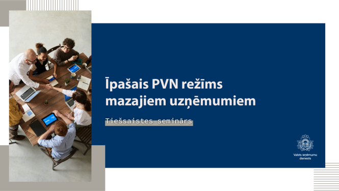Informatīvs attēls par semināru