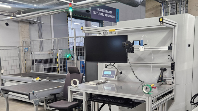 Mobilais darba galds sūtījumu padziļinātās kontroles veikšanai