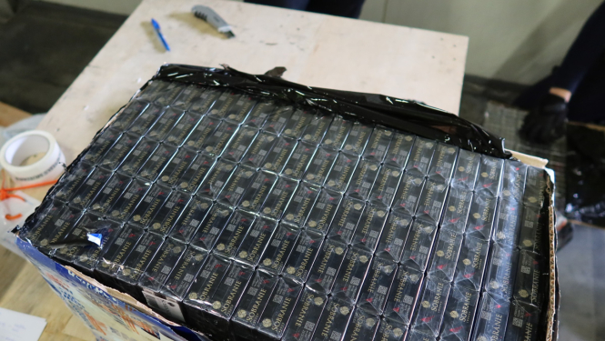 Kontrabandas cigarešu iepakojumi