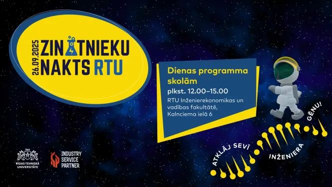 Zinātnieku naktī RTU IEVF piedāvās aizraujošu dienas programmu skolām