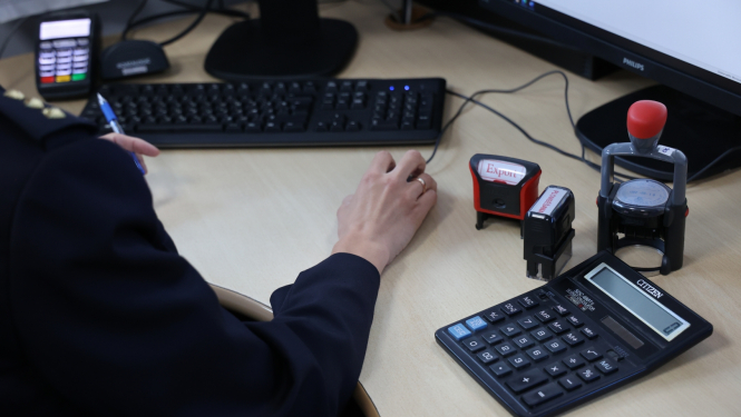 Muitas darbinieka galda virsma