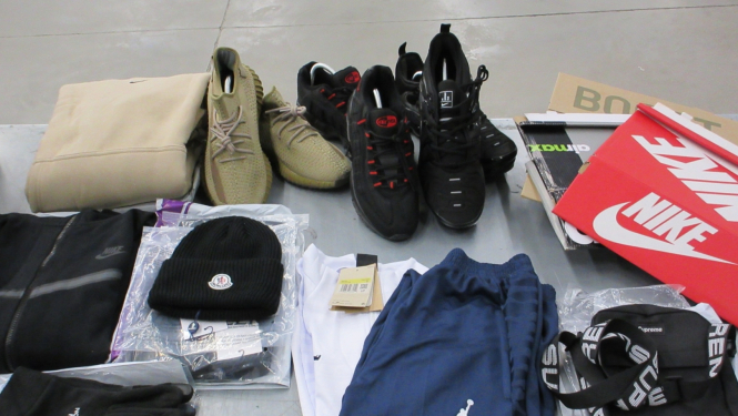 Dažādu zīmolu viltotas preces