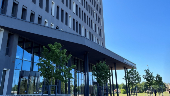 VID Telajs ielā ēka, skats uz galveno ieeju