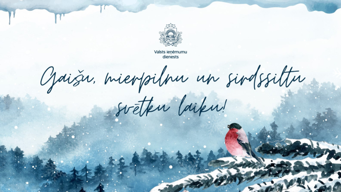 Gaišu, mierpilnu un sirdssiltu svētku laiku!