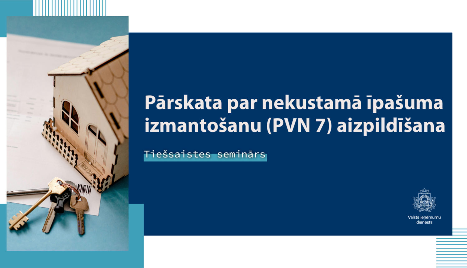 Informatīvs attēls par semināru