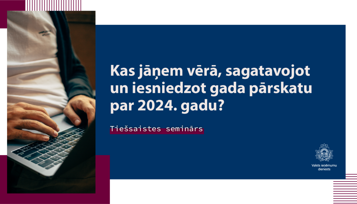 Informatīvs attēls par semināru