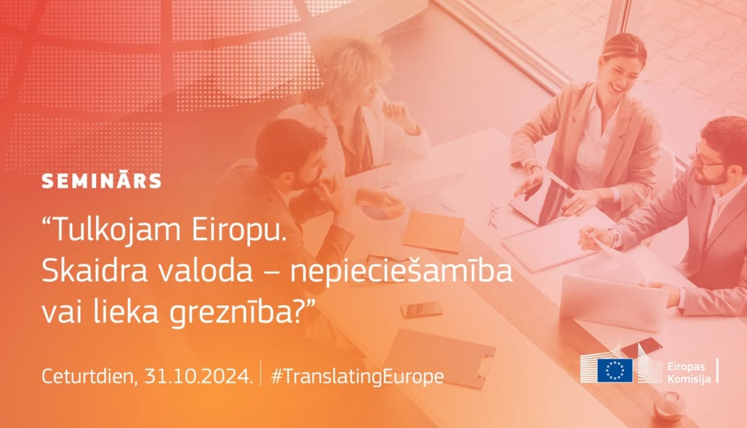 Publicitātes foto, ilustratīvs, satur tekstu 