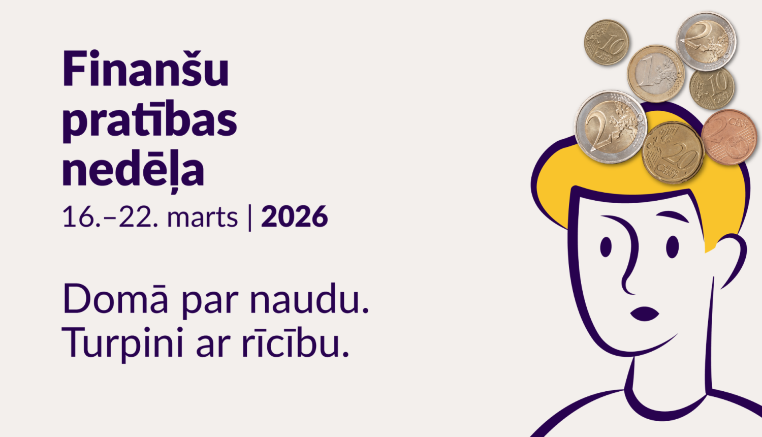 Grafisks attēls ar cilvēku un eiro centu monētām