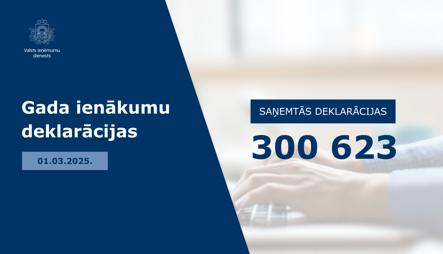 Informatīvs attēls par gada ienakumu deklarāciju