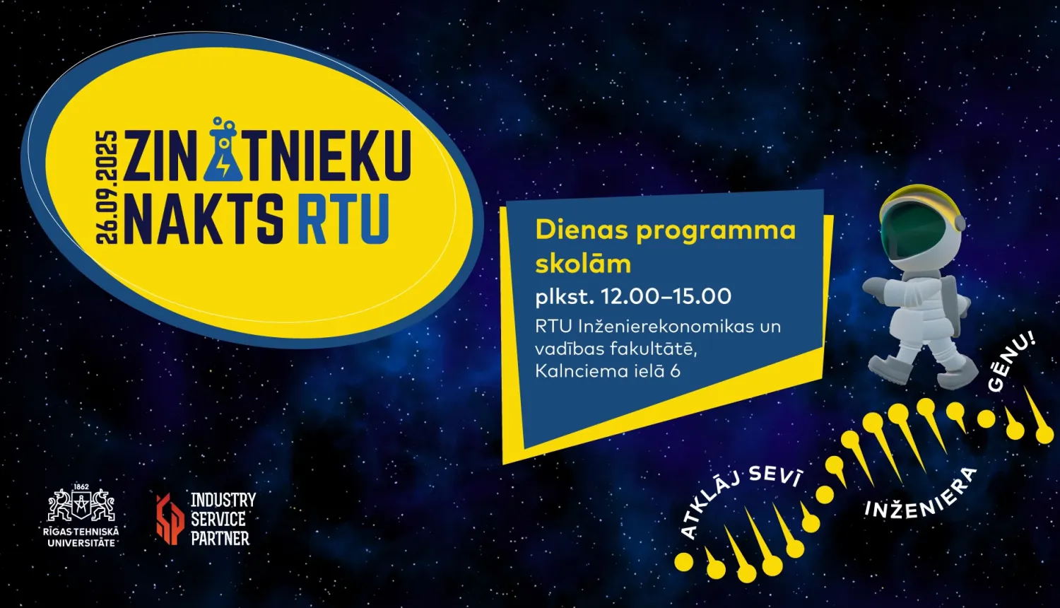 Zinātnieku naktī RTU IEVF piedāvās aizraujošu dienas programmu skolām