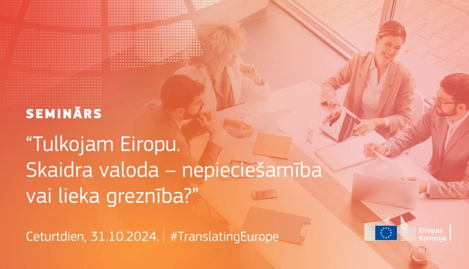 Publicitātes foto, ilustratīvs, satur tekstu